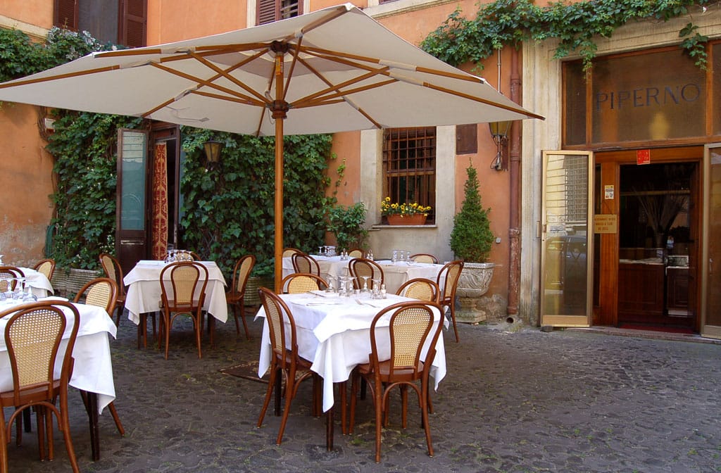terrace in Italy.