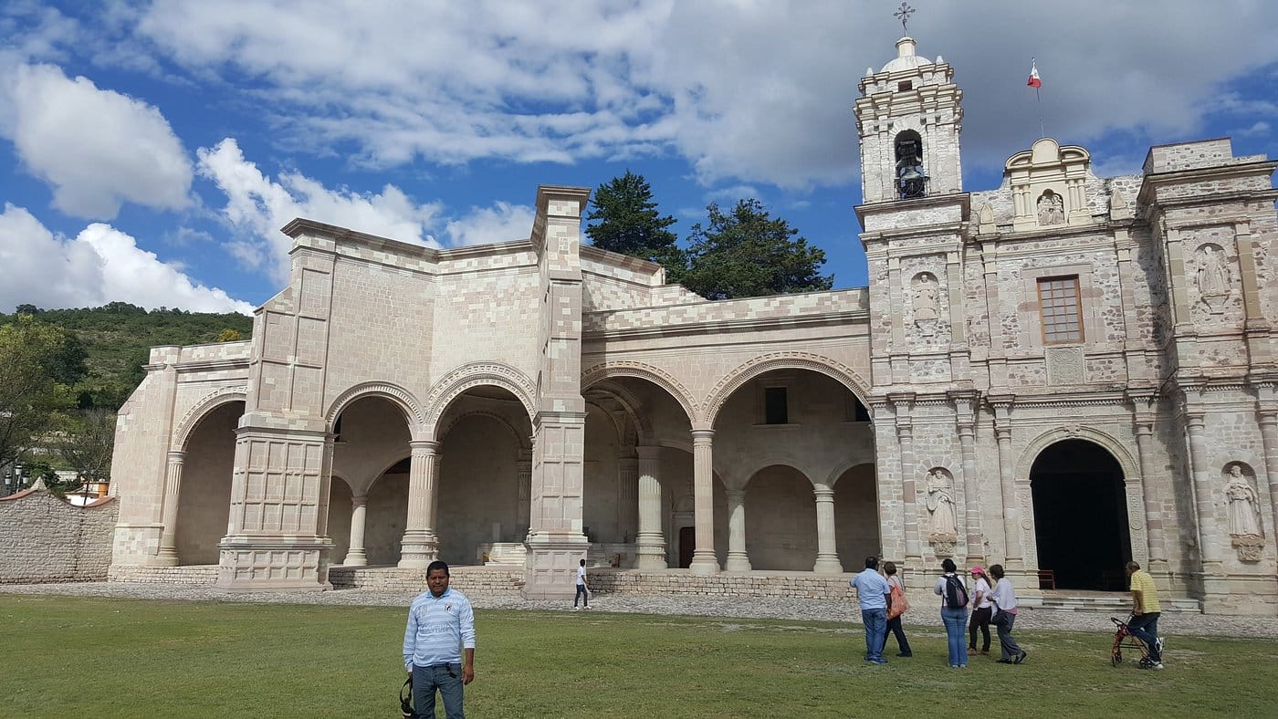 ex convento en uno de los pueblos mágicos de Oaxaca.