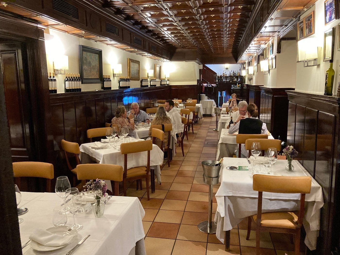 restaurante en el centro de Madrid.