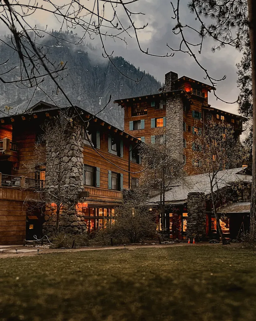 hotel at Yosemite National Park Firefall.