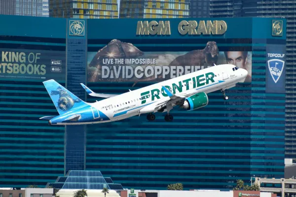 Frontier Airlines GoWild: airplane on air.